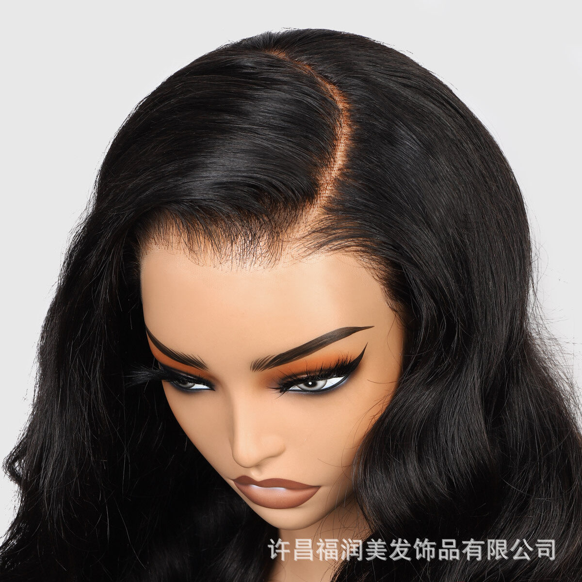 6X7 Bouncy Curly Human Hair Glueless Lace Wig