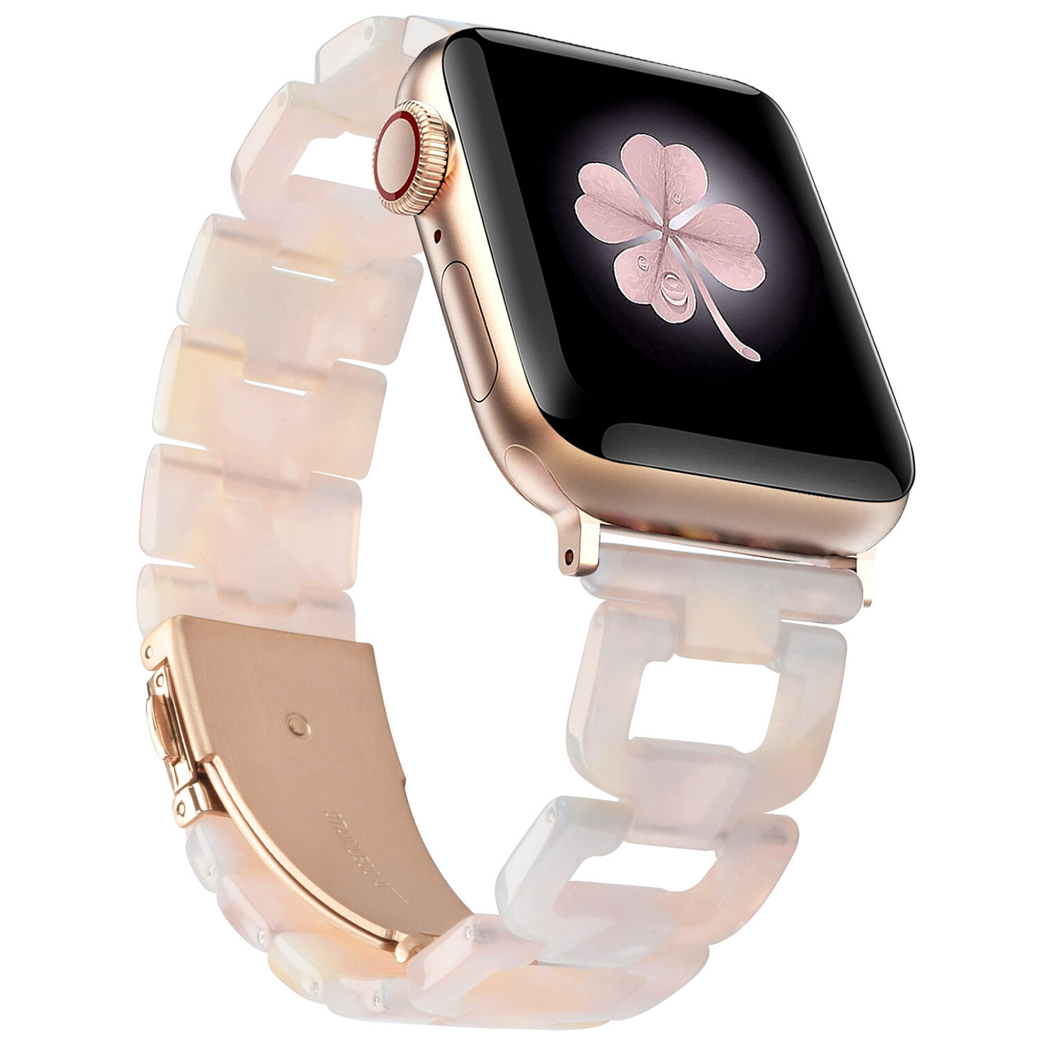 Resin D-Shape Watch Strap for Apple Watch