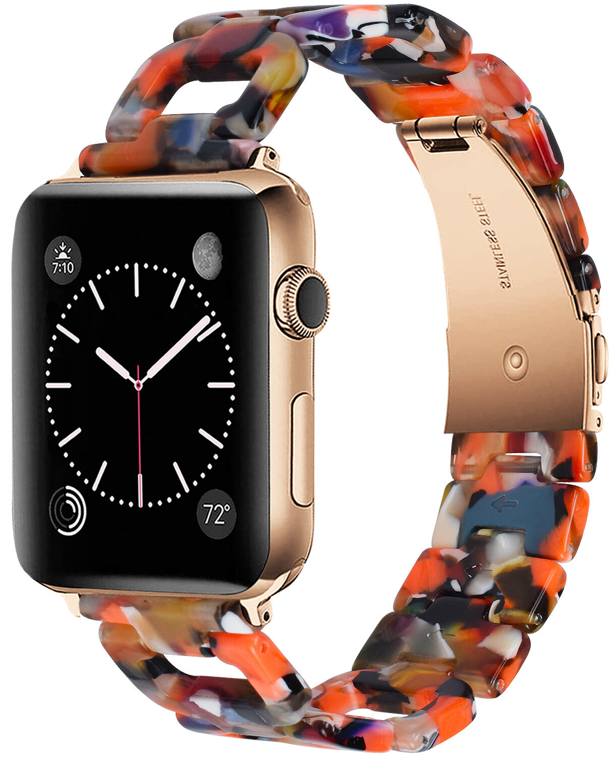 Resin D-Shape Watch Strap for Apple Watch
