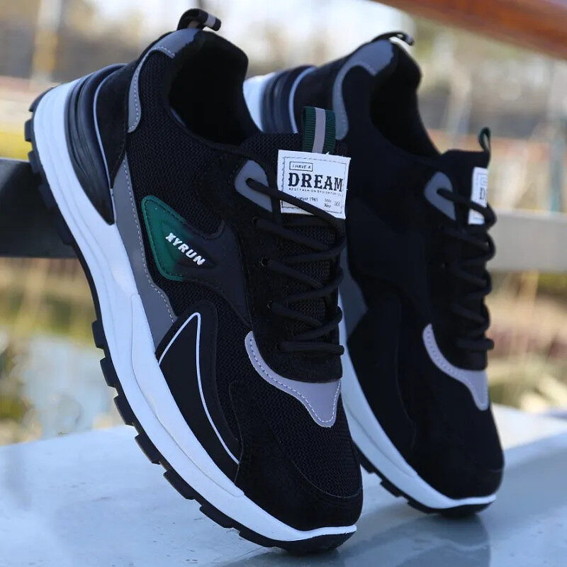 Men's Breathable Mesh Running Shoes Casual Sports Sneakers