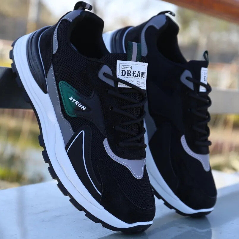 Men's Breathable Mesh Running Shoes Casual Sports Sneakers