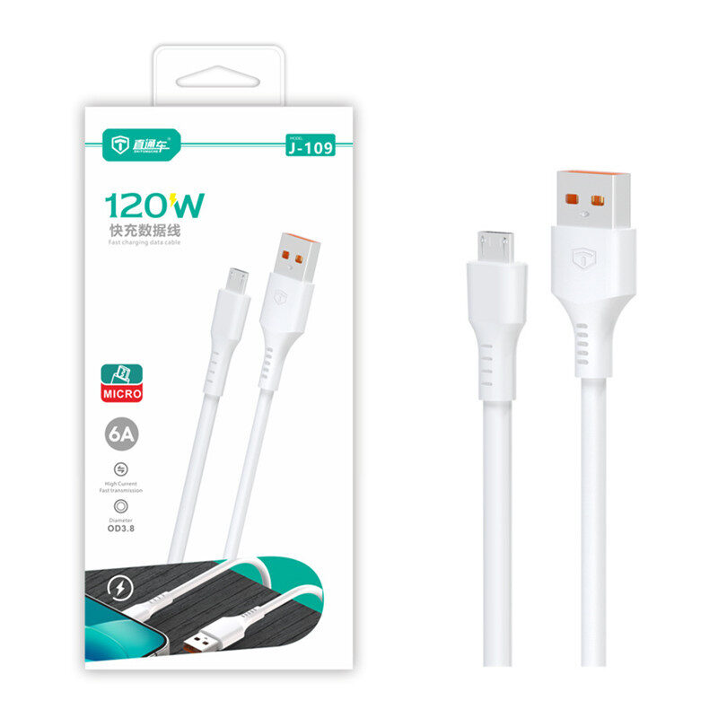 120W Super Fast Charging Data Cable 6A Flash Charging