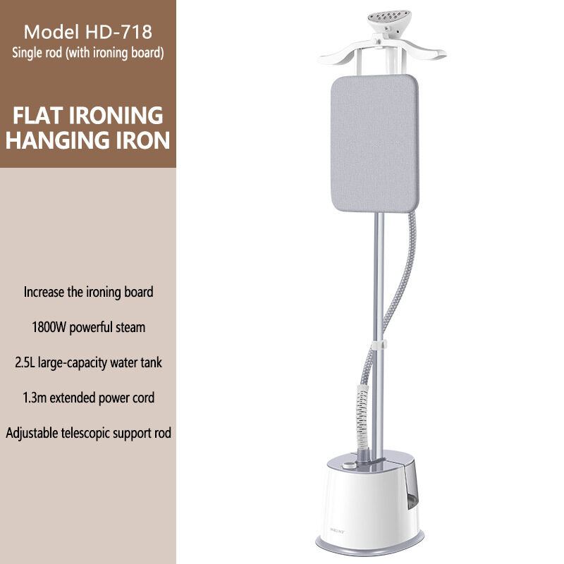 Vertical Handheld Garment Steamer with Ironing Board