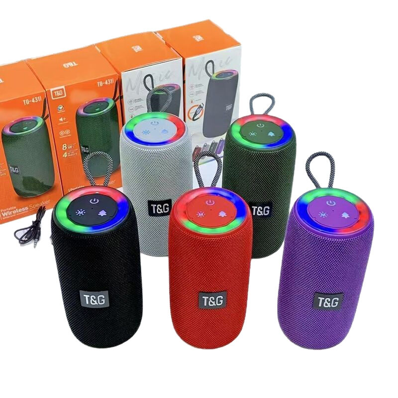 TG-431 Portable Bluetooth Speaker with Colorful Light Ring